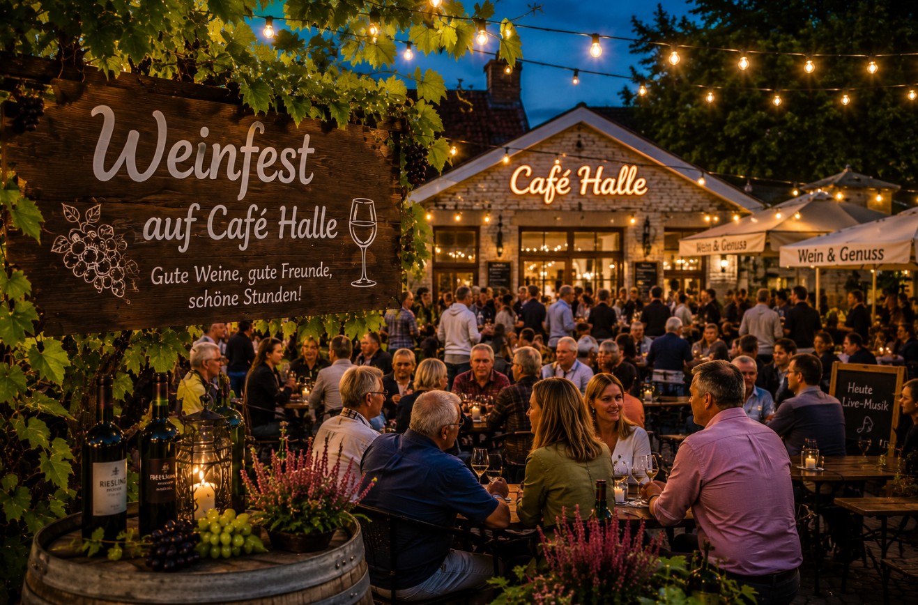 Weinfest auf Cafe Halle